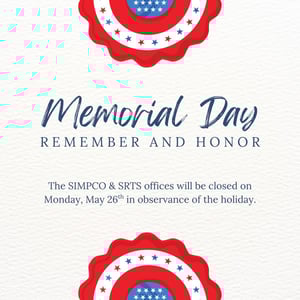 Memorial Day Office Closure Graphic